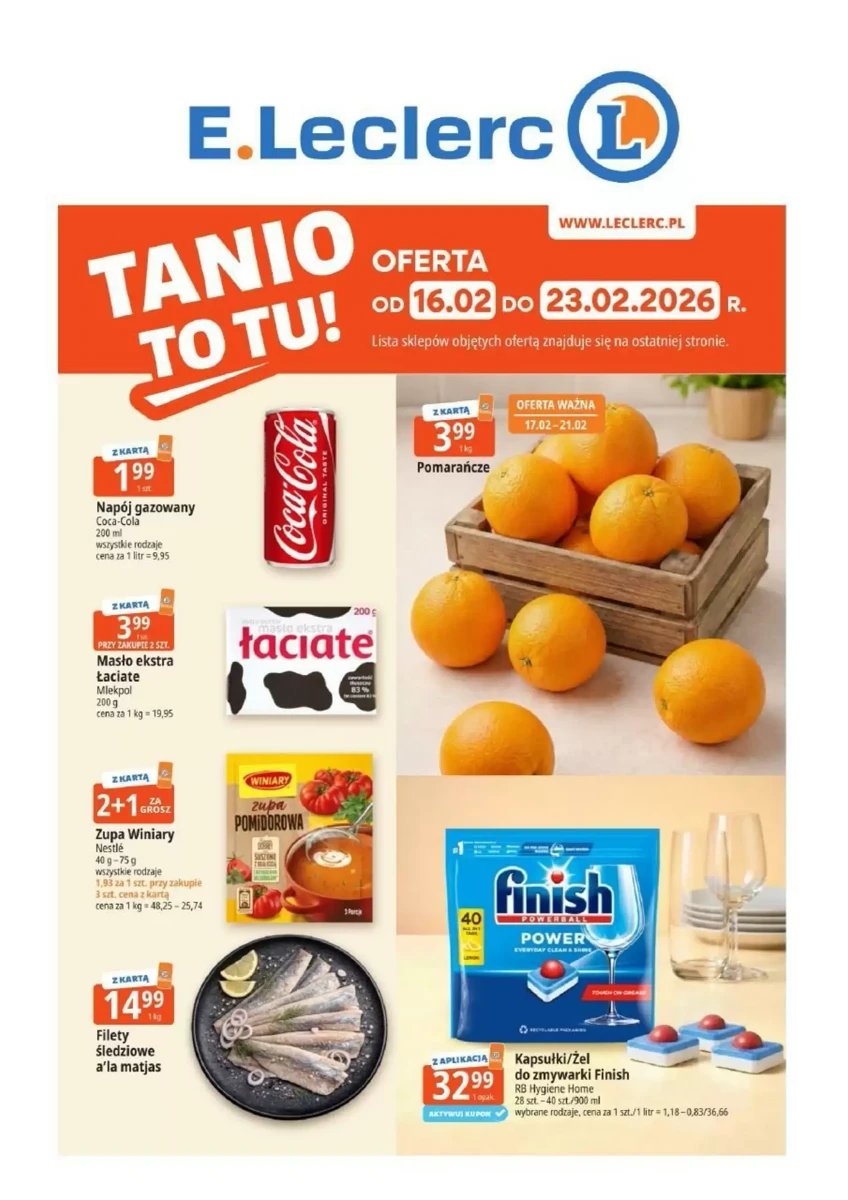 Strona 1 z gazetki E.Leclerc