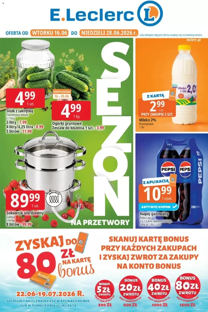 Strona 1 z gazetki E.Leclerc