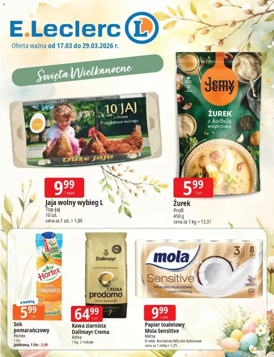 Strona 1 z gazetki E.Leclerc