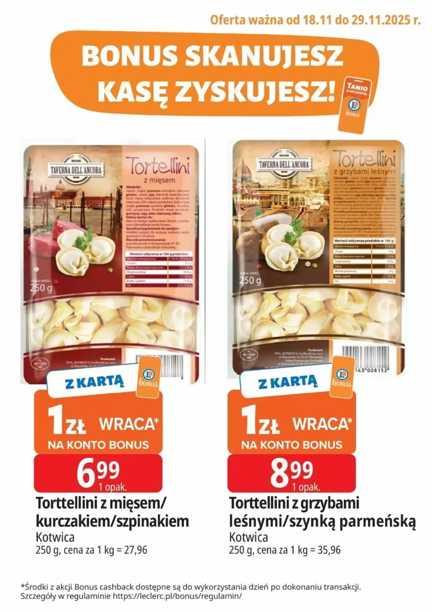 Strona 1 z gazetki E.Leclerc