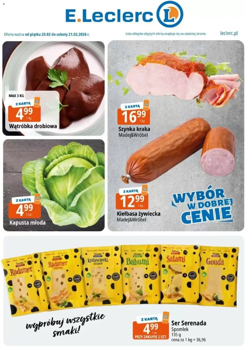 Strona 1 z gazetki E.Leclerc