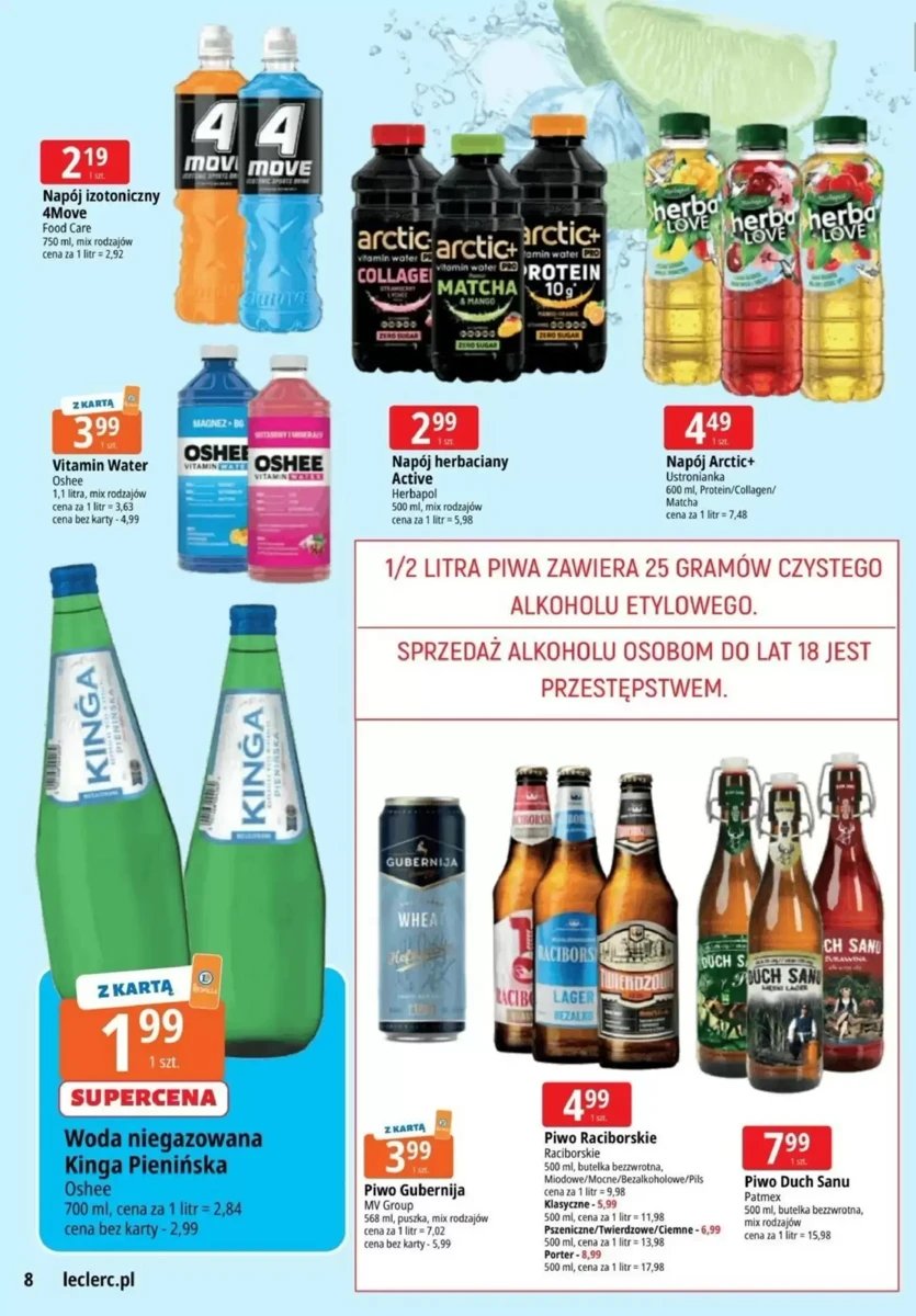 Strona 8 z gazetki E.Leclerc