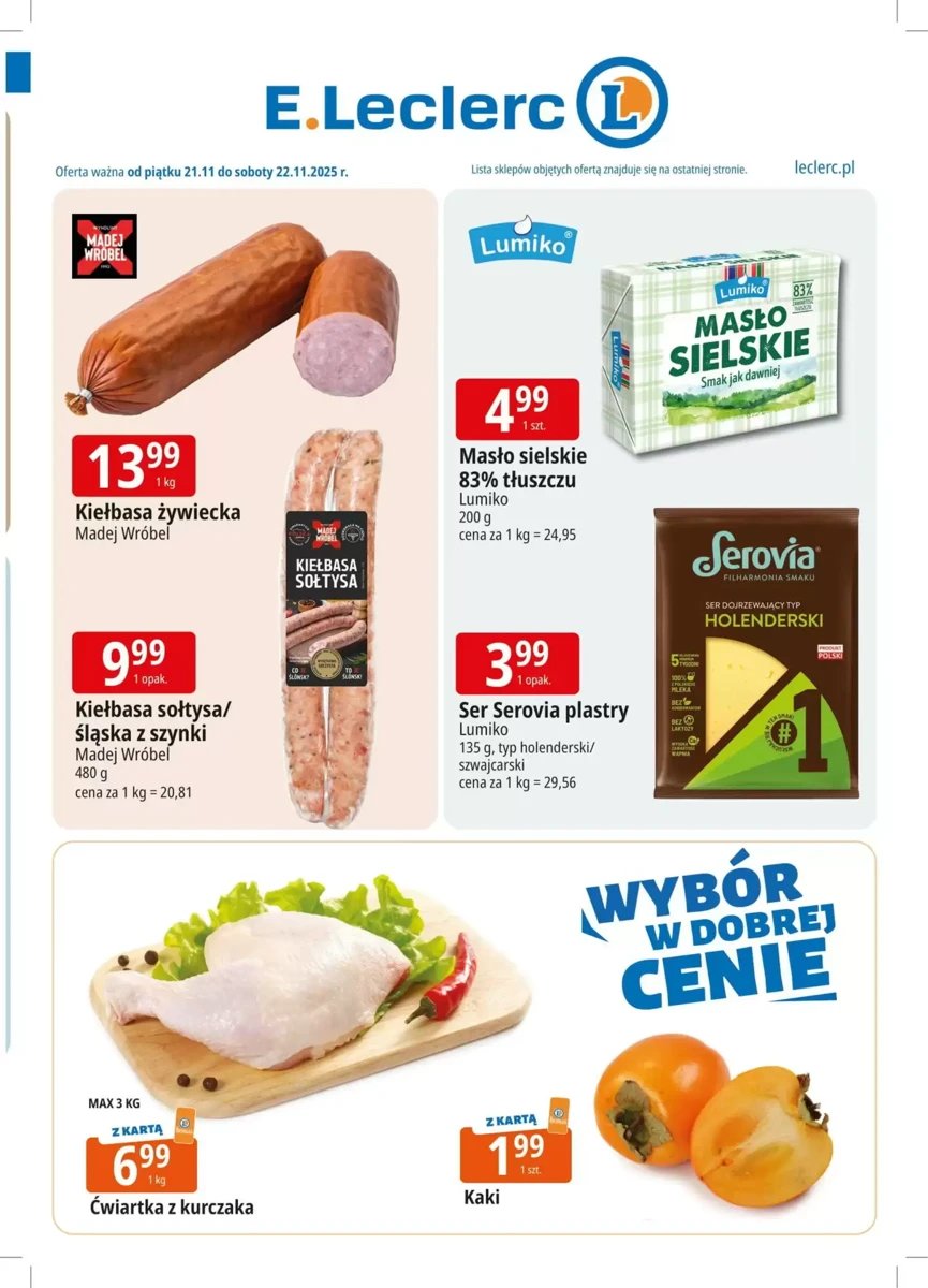 Strona 1 z gazetki E.Leclerc