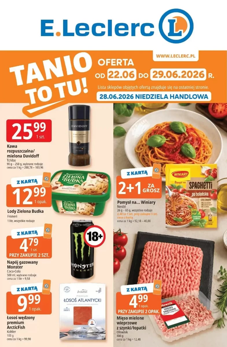 Strona 1 z gazetki E.Leclerc