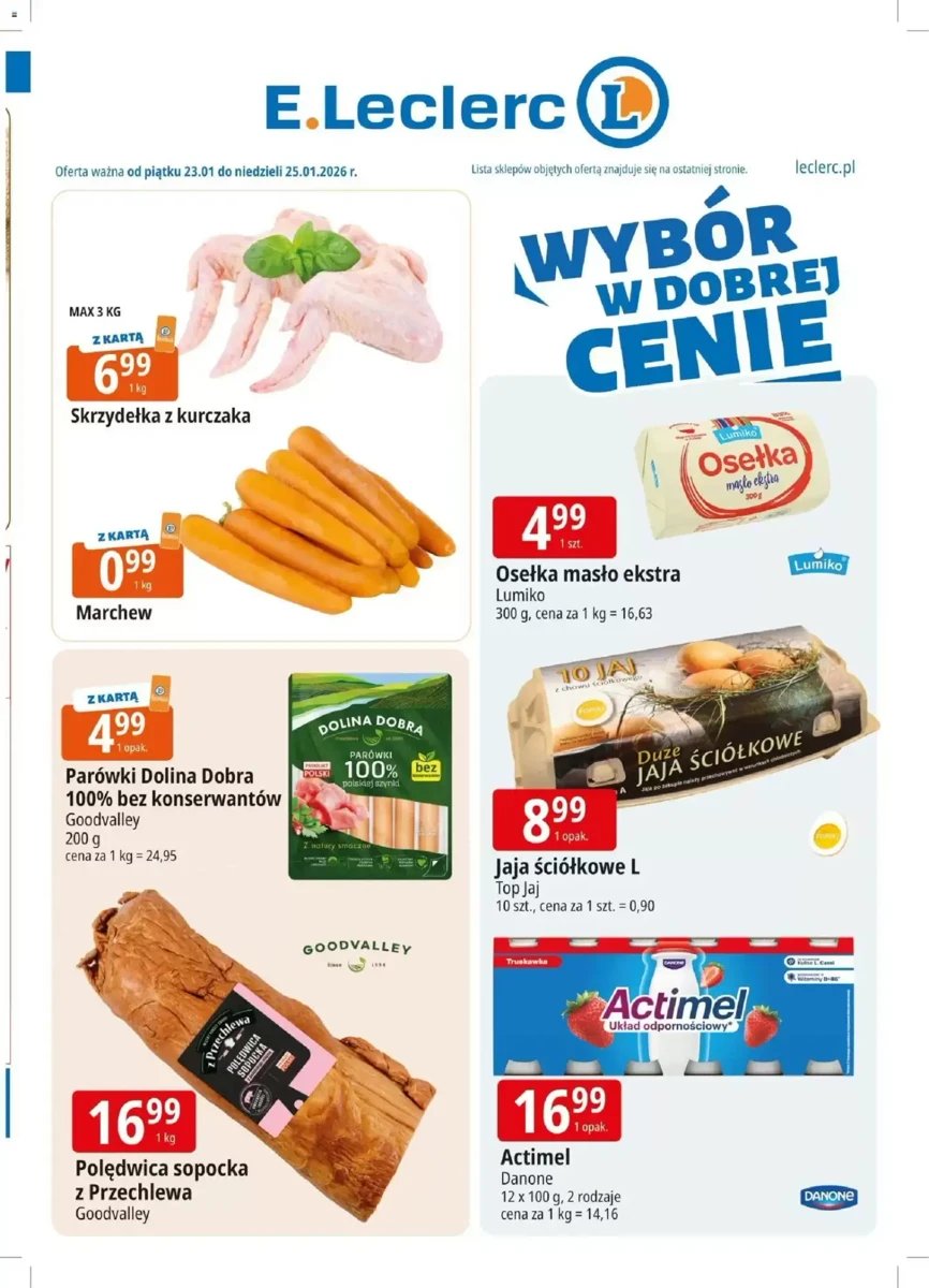 Strona 1 z gazetki E.Leclerc