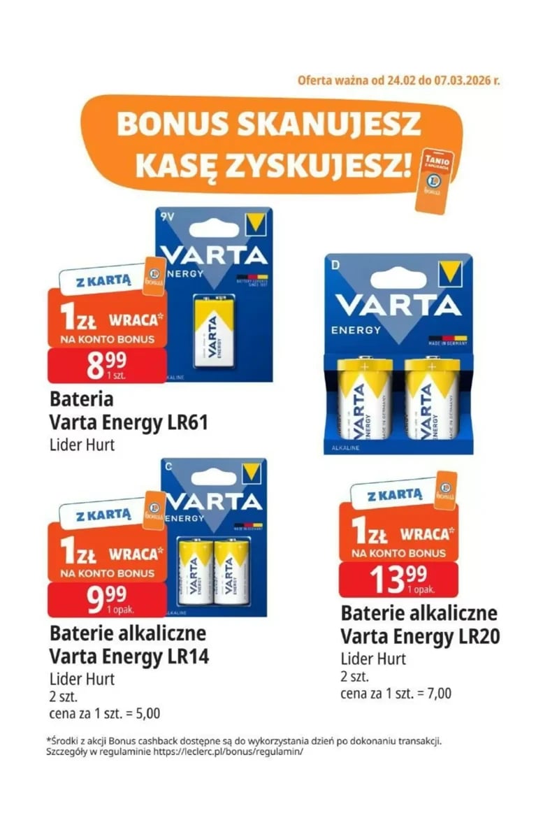 Strona 1 z gazetki E.Leclerc