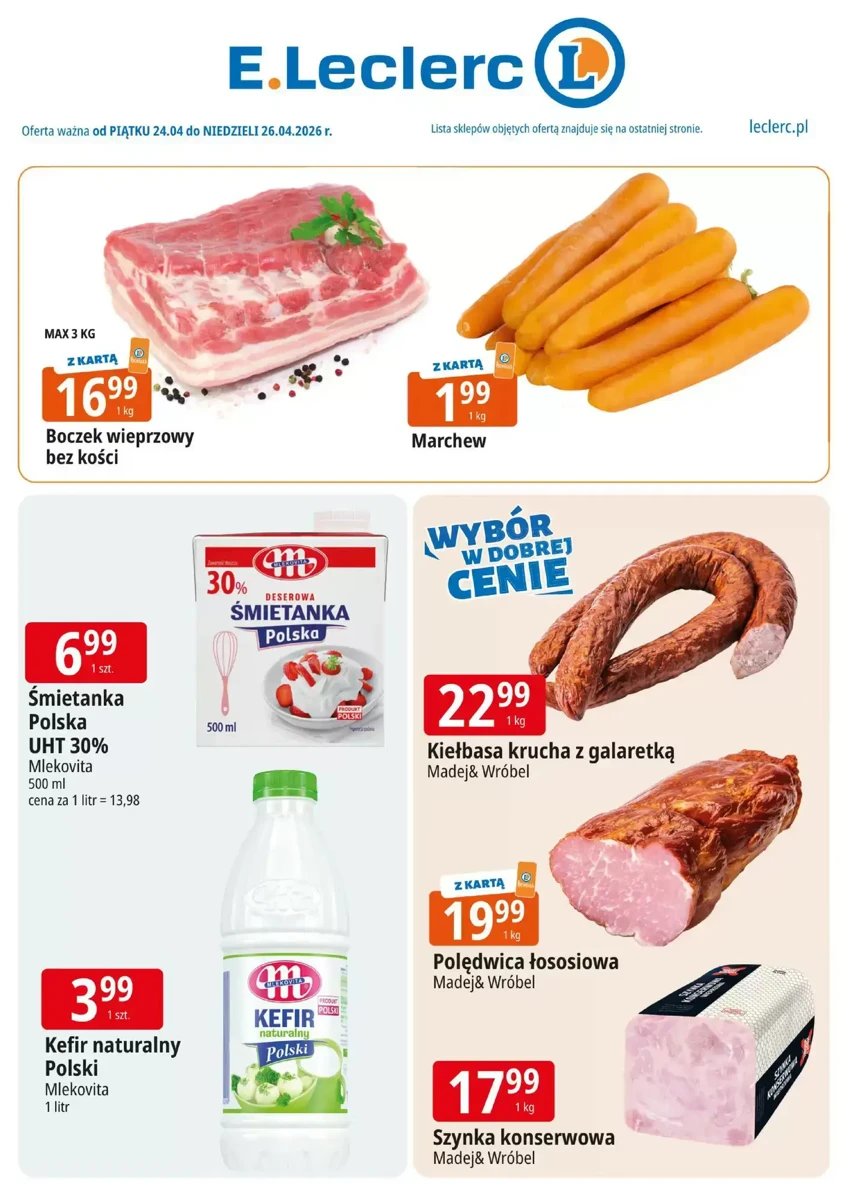 Strona 1 z gazetki E.Leclerc