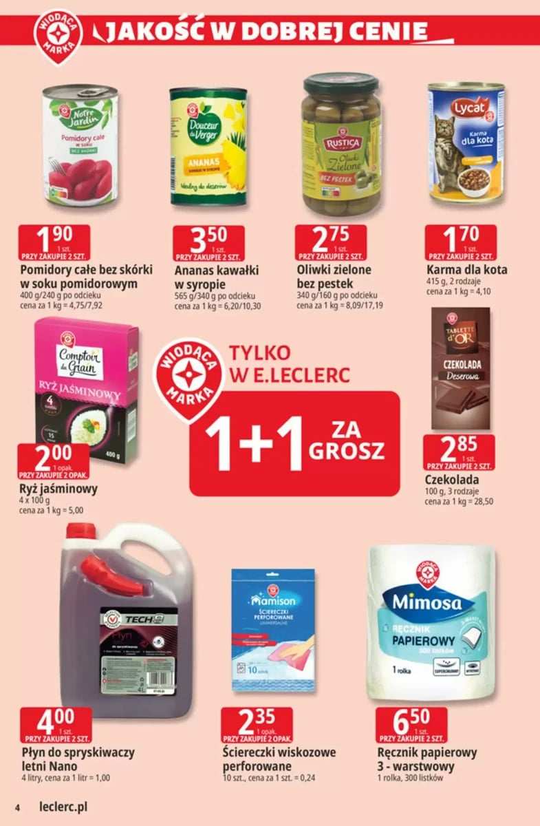 Strona 4 z gazetki E.Leclerc