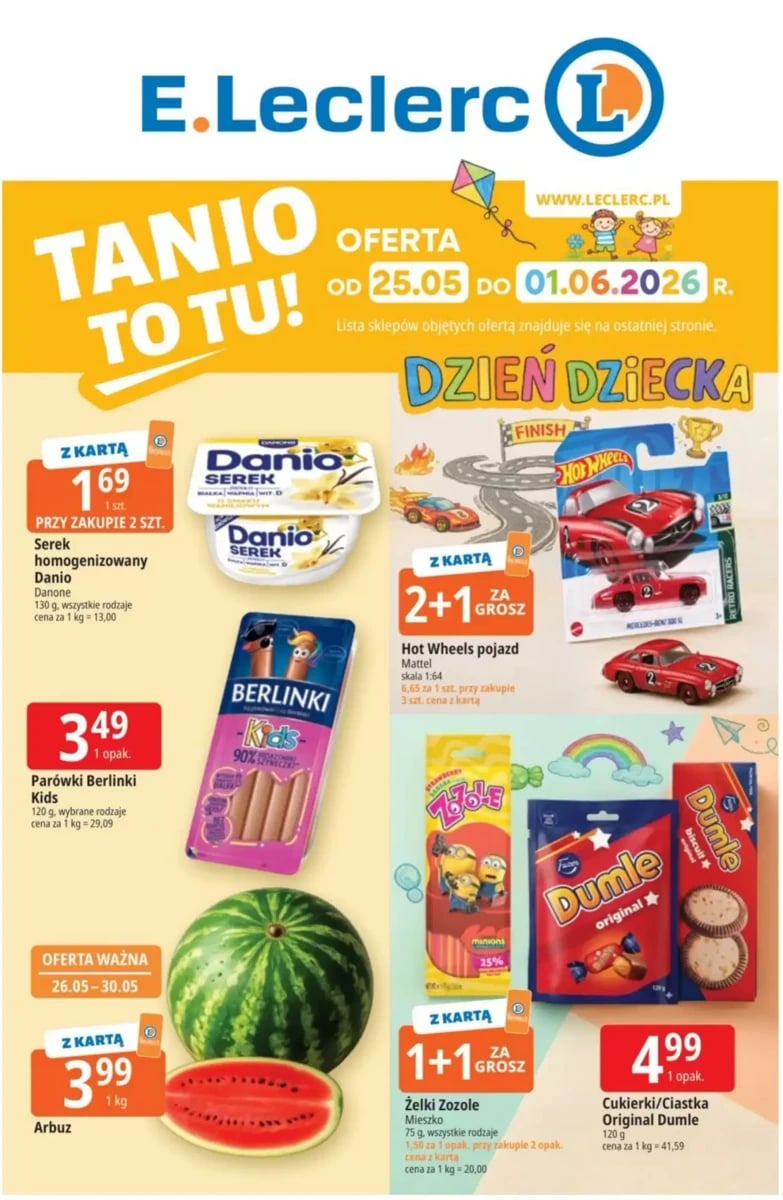 Strona 1 z gazetki E.Leclerc