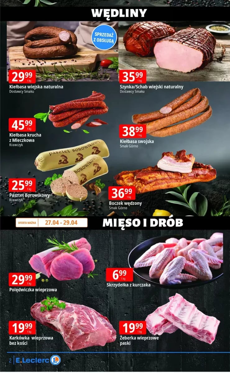 Strona 2 z gazetki E.Leclerc
