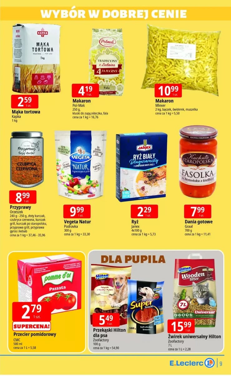 Strona 9 z gazetki E.Leclerc