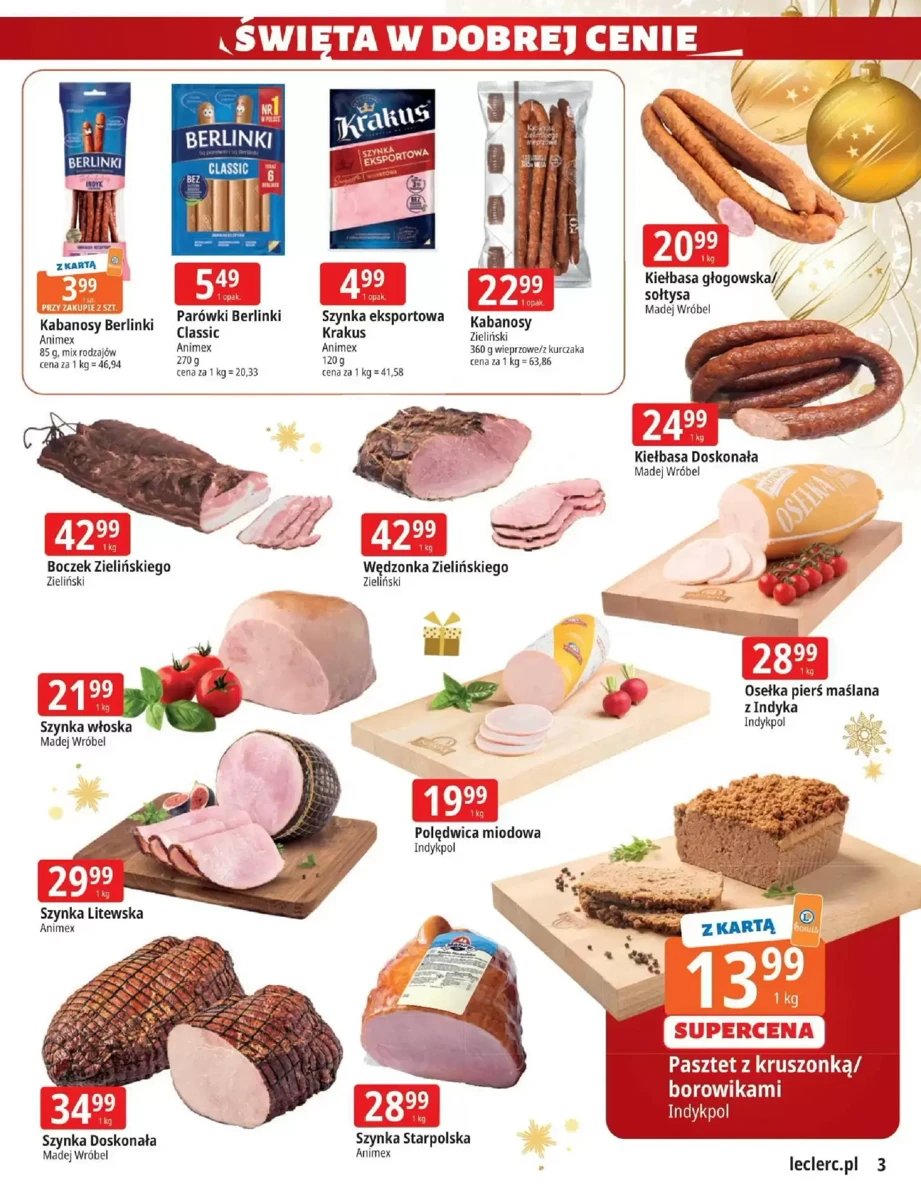 Strona 1 z gazetki E.Leclerc