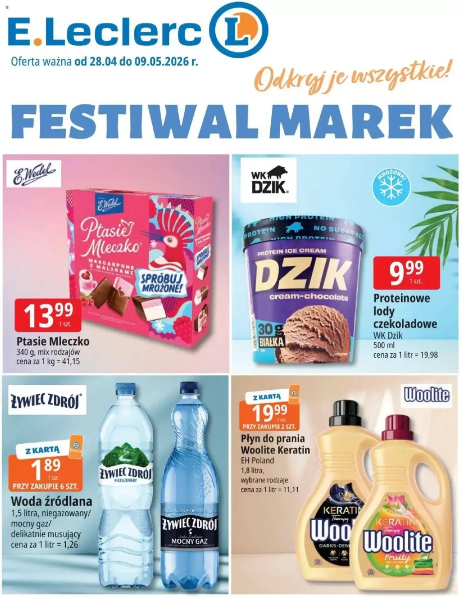 Strona 1 z gazetki E.Leclerc
