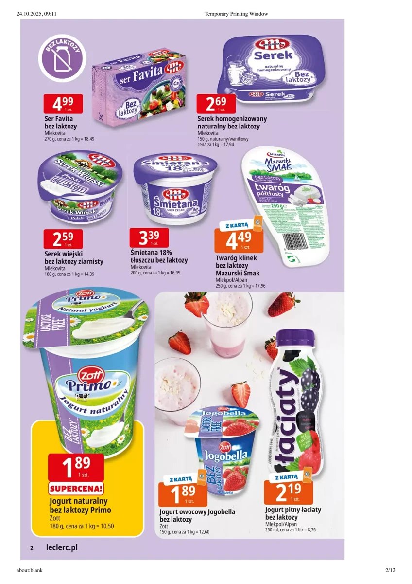 Strona 2 z gazetki E.Leclerc