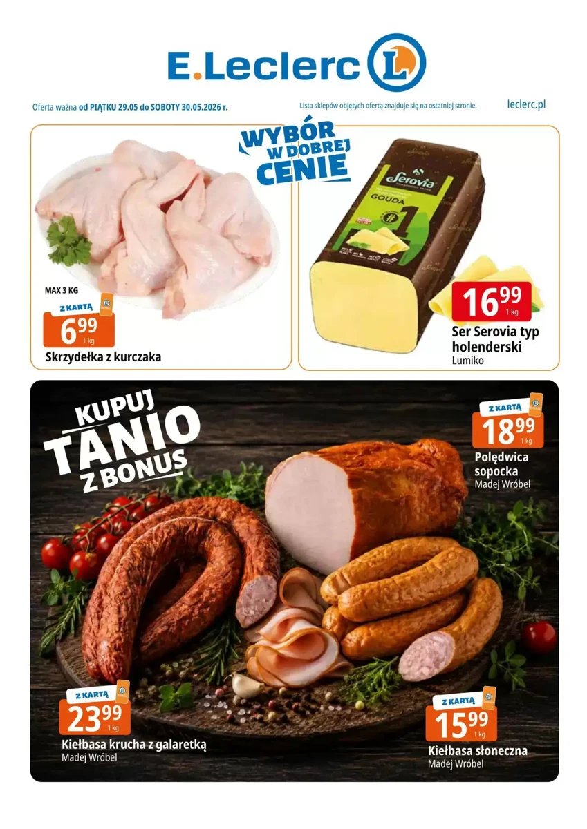 Strona 1 z gazetki E.Leclerc
