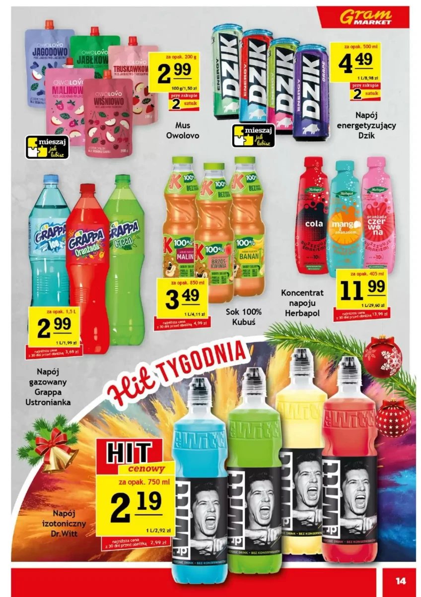 Strona 14 z gazetki Gram Market
