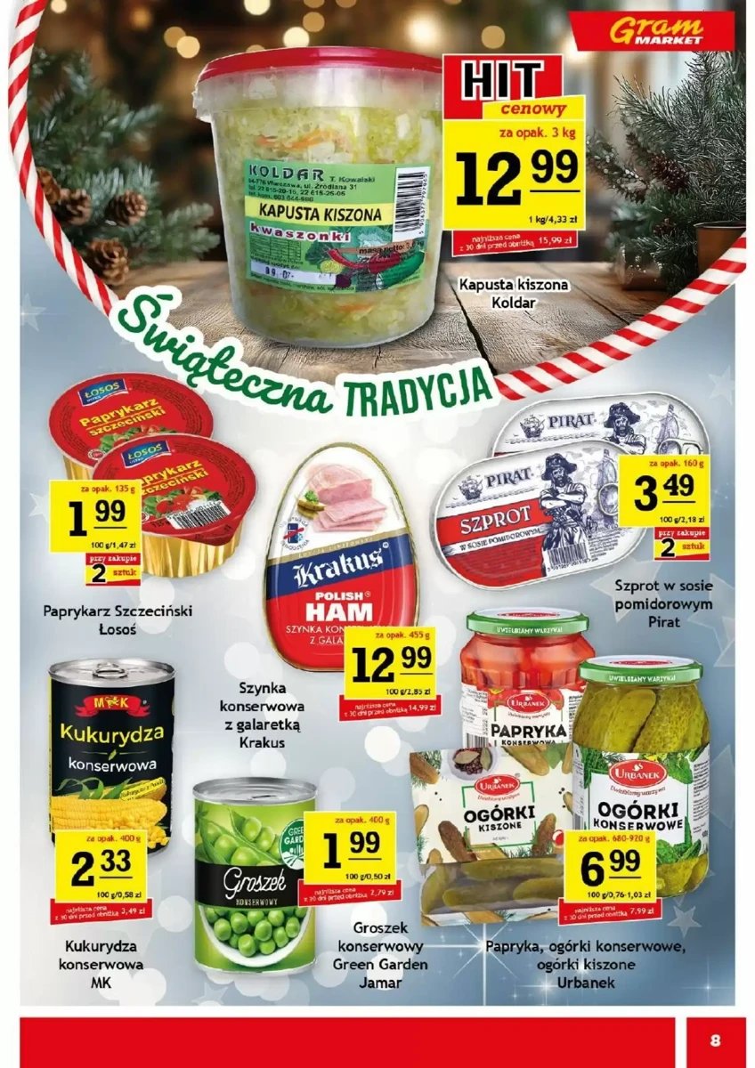 Strona 8 z gazetki Gram Market