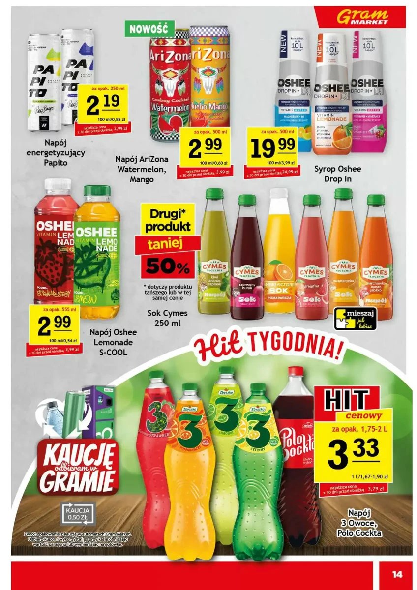 Strona 14 z gazetki Gram Market