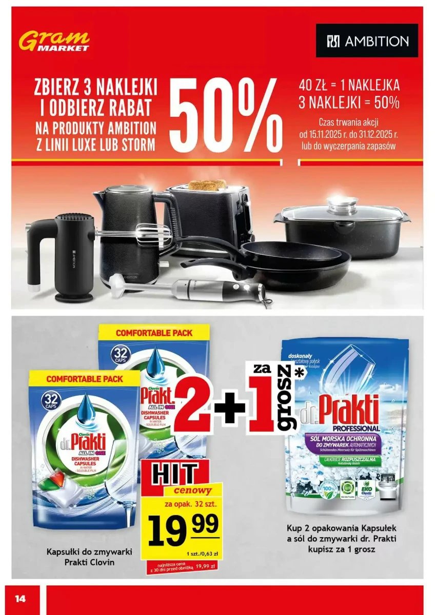 Strona 14 z gazetki Gram Market