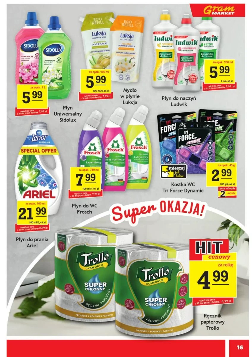 Strona 16 z gazetki Gram Market