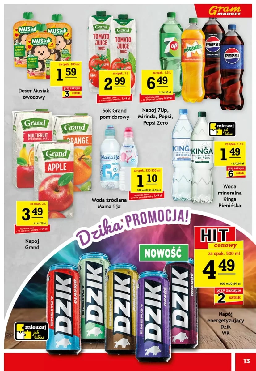 Strona 13 z gazetki Gram Market