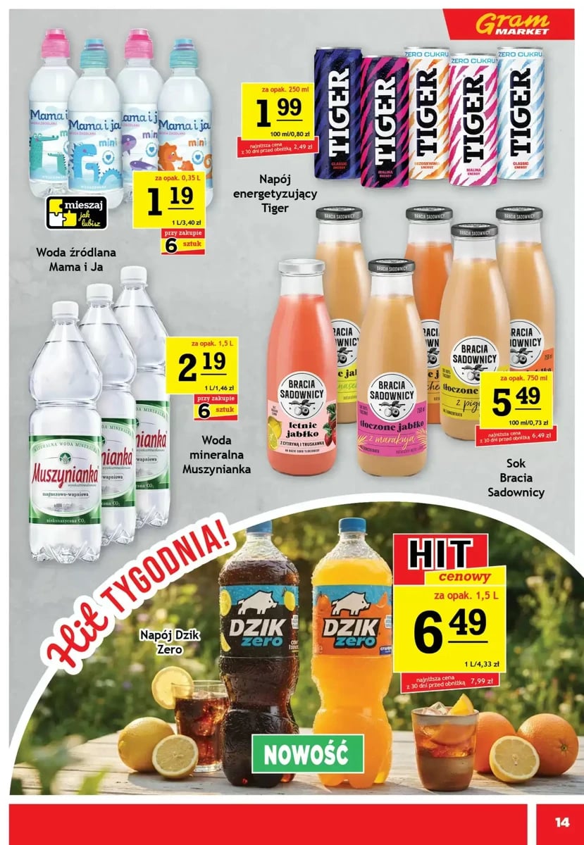 Strona 14 z gazetki Gram Market