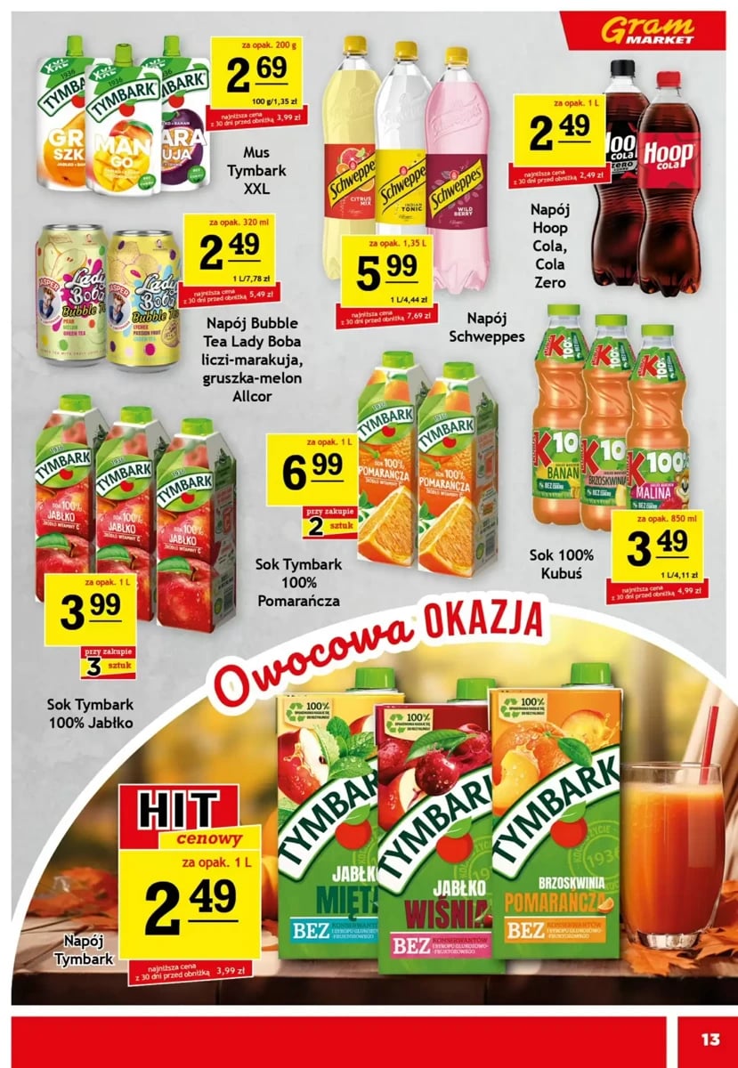 Strona 13 z gazetki Gram Market