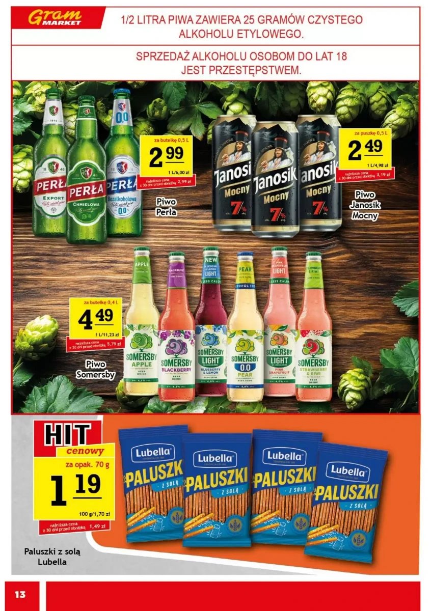 Strona 13 z gazetki Gram Market
