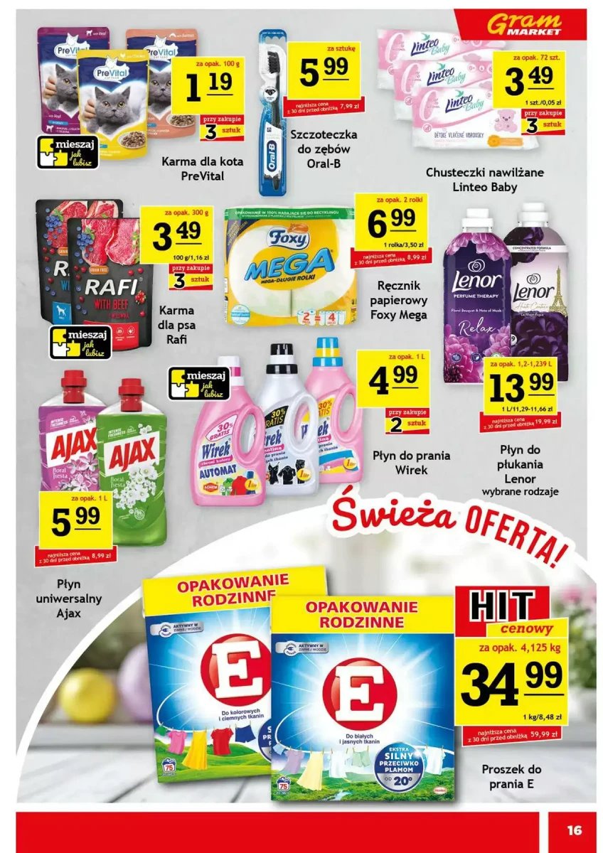 Strona 16 z gazetki Gram Market