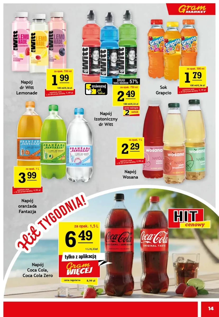 Strona 14 z gazetki Gram Market