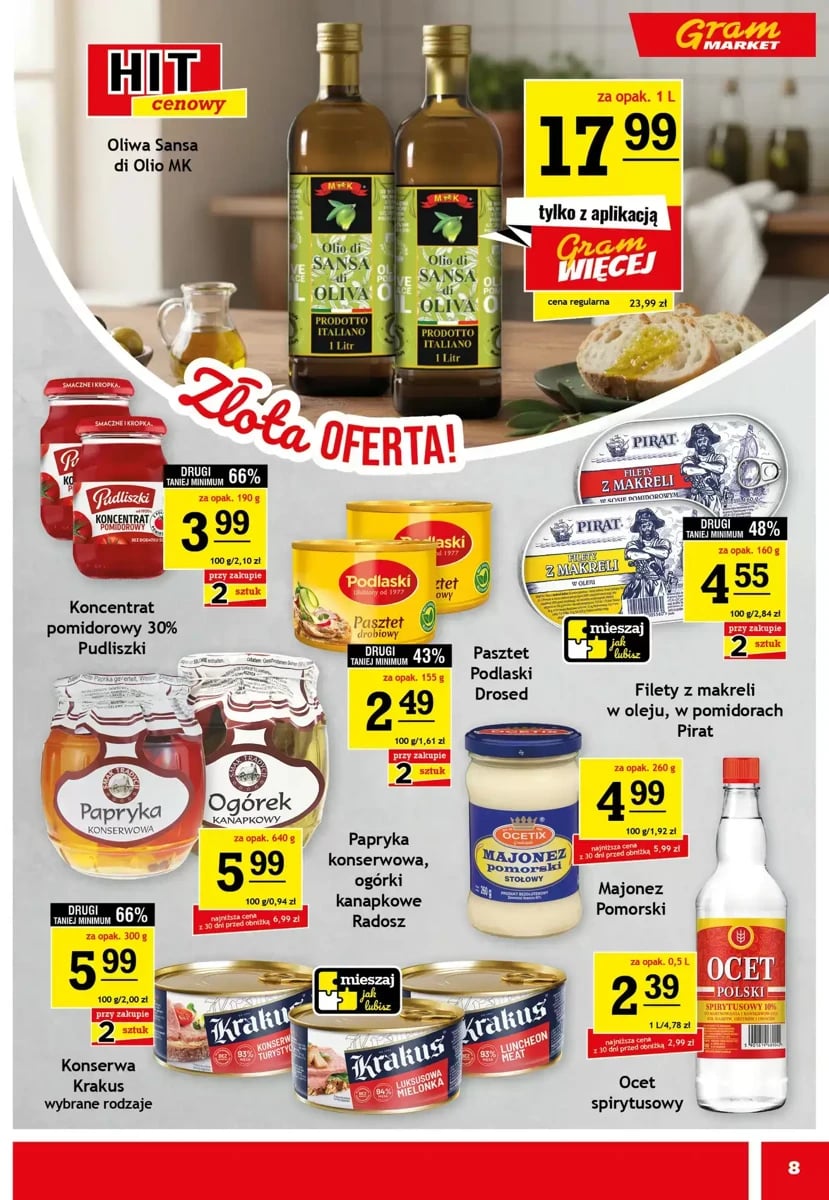 Strona 8 z gazetki Gram Market