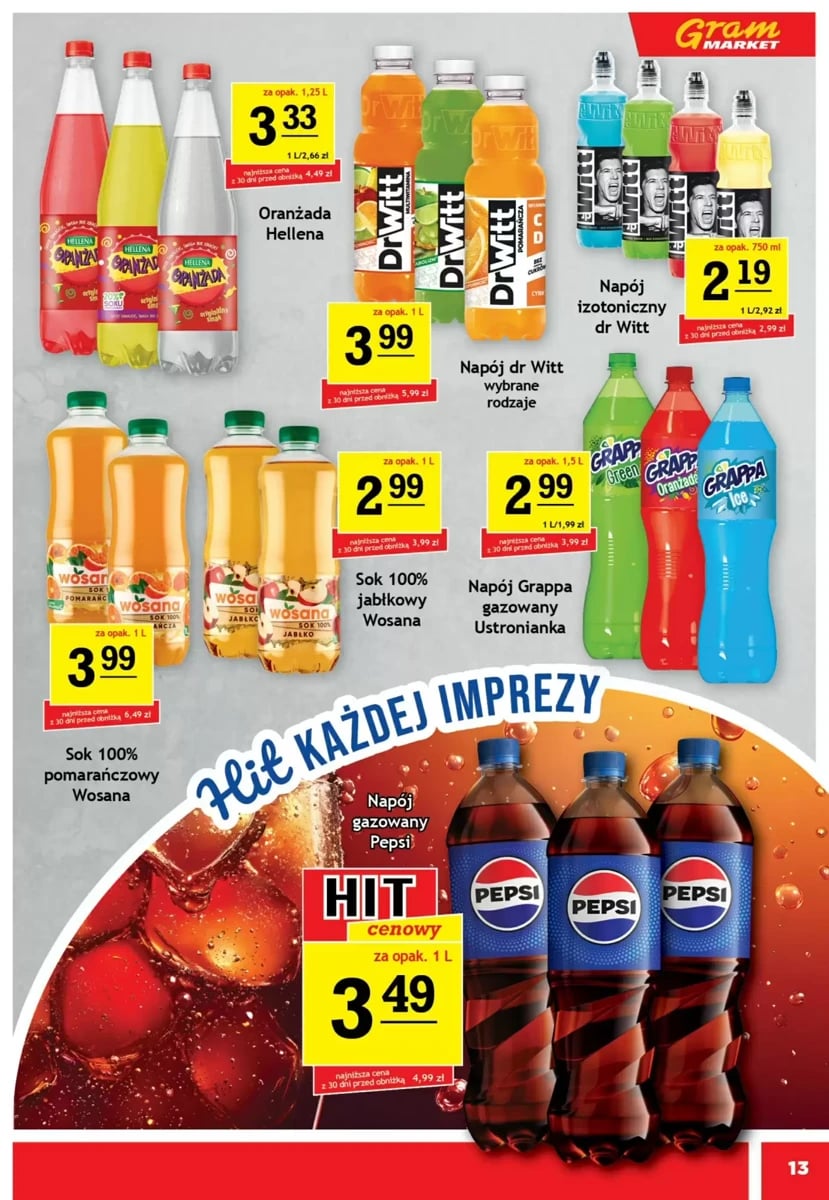 Strona 13 z gazetki Gram Market