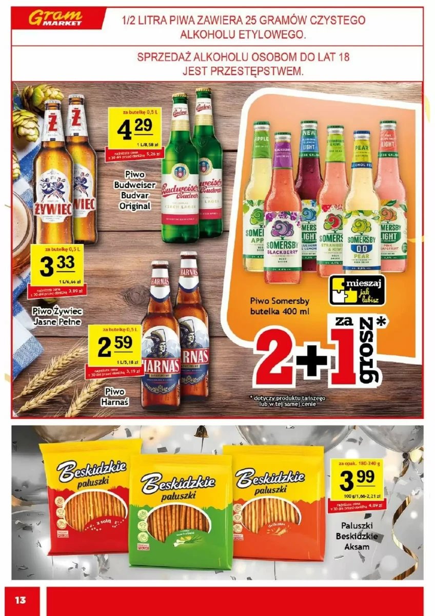 Strona 13 z gazetki Gram Market