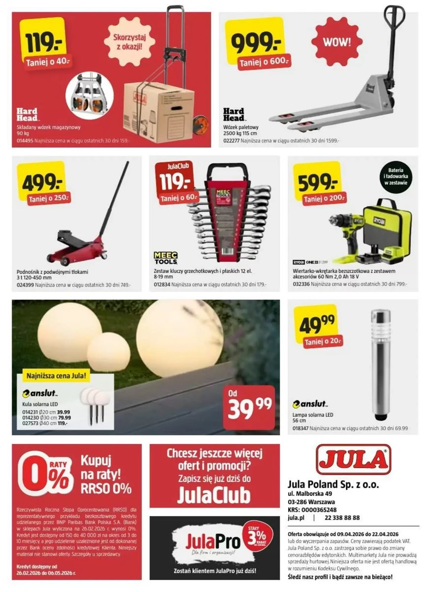 Strona 10 z gazetki Jula