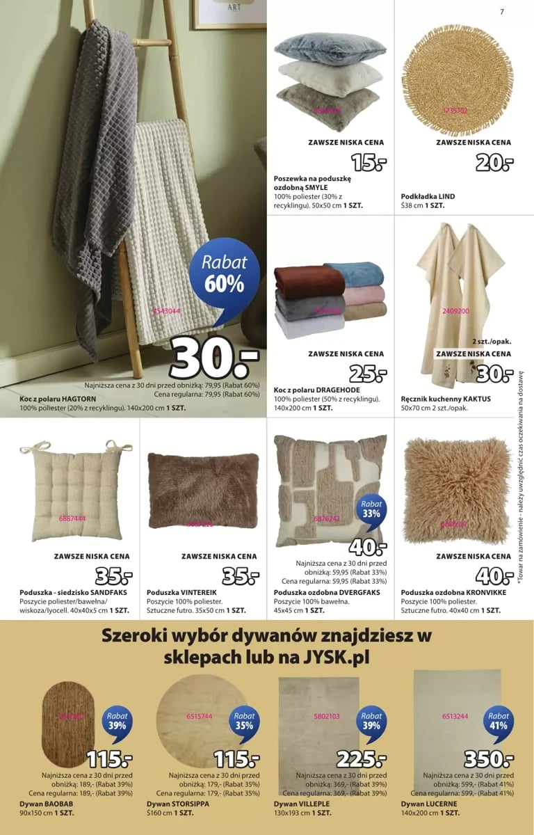 Strona 7 z gazetki Jysk