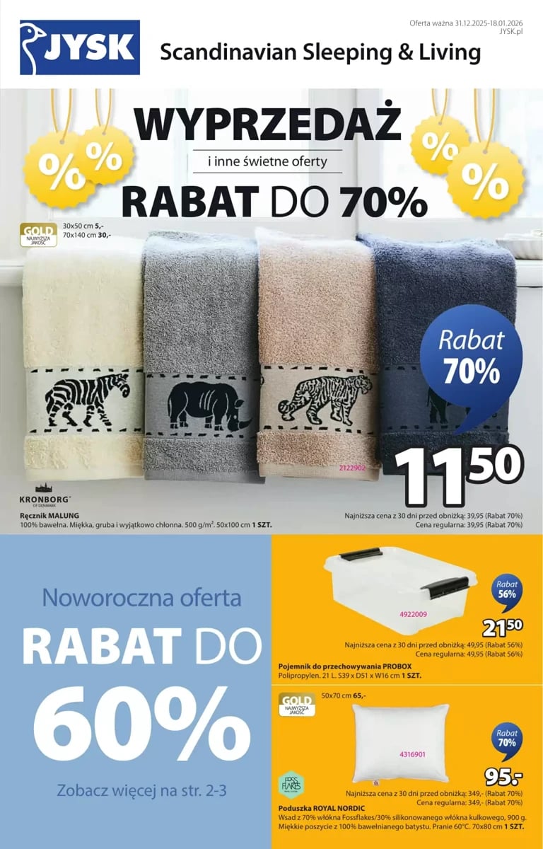 Strona 1 z gazetki Jysk