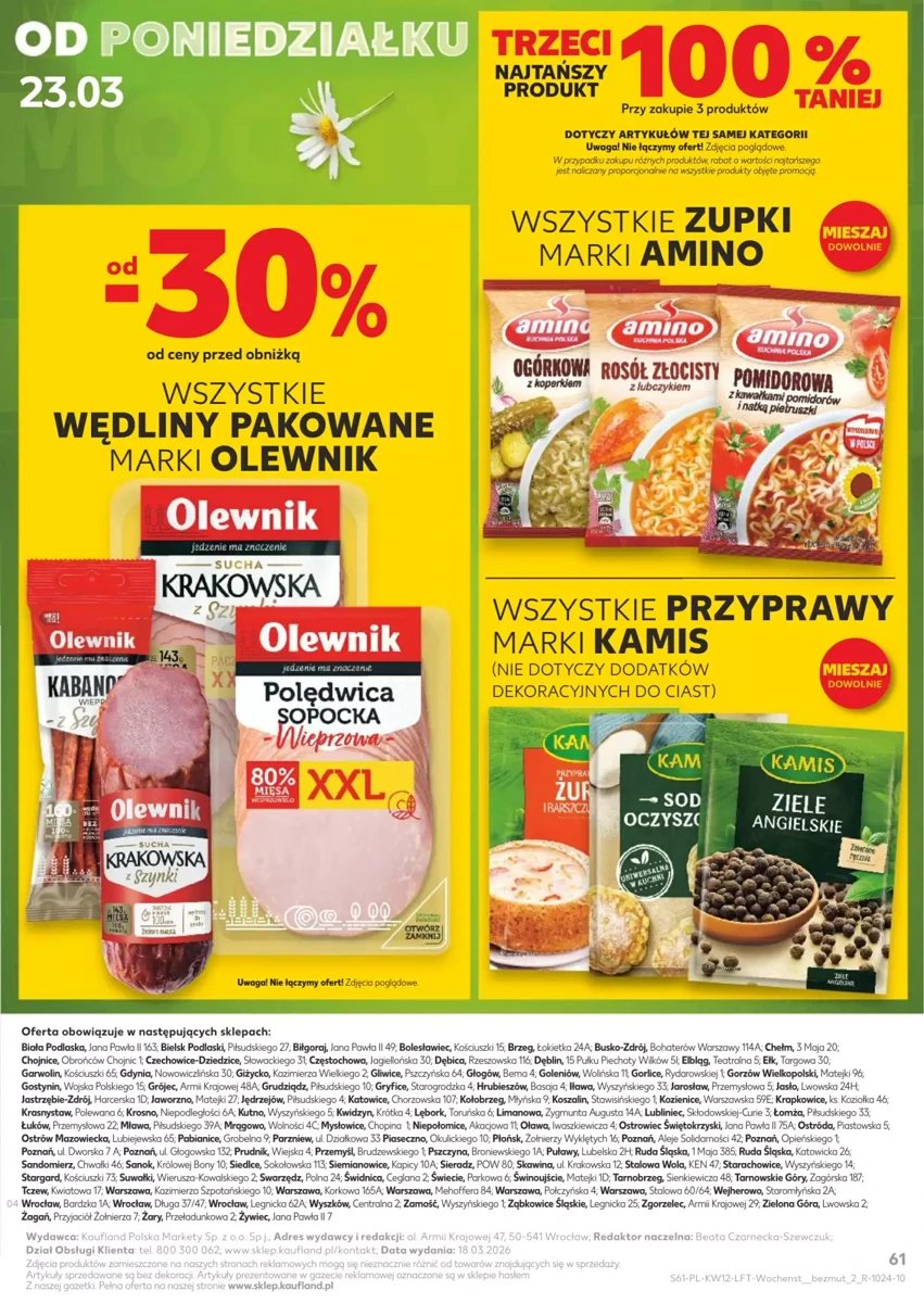 Strona 61 z gazetki Kaufland