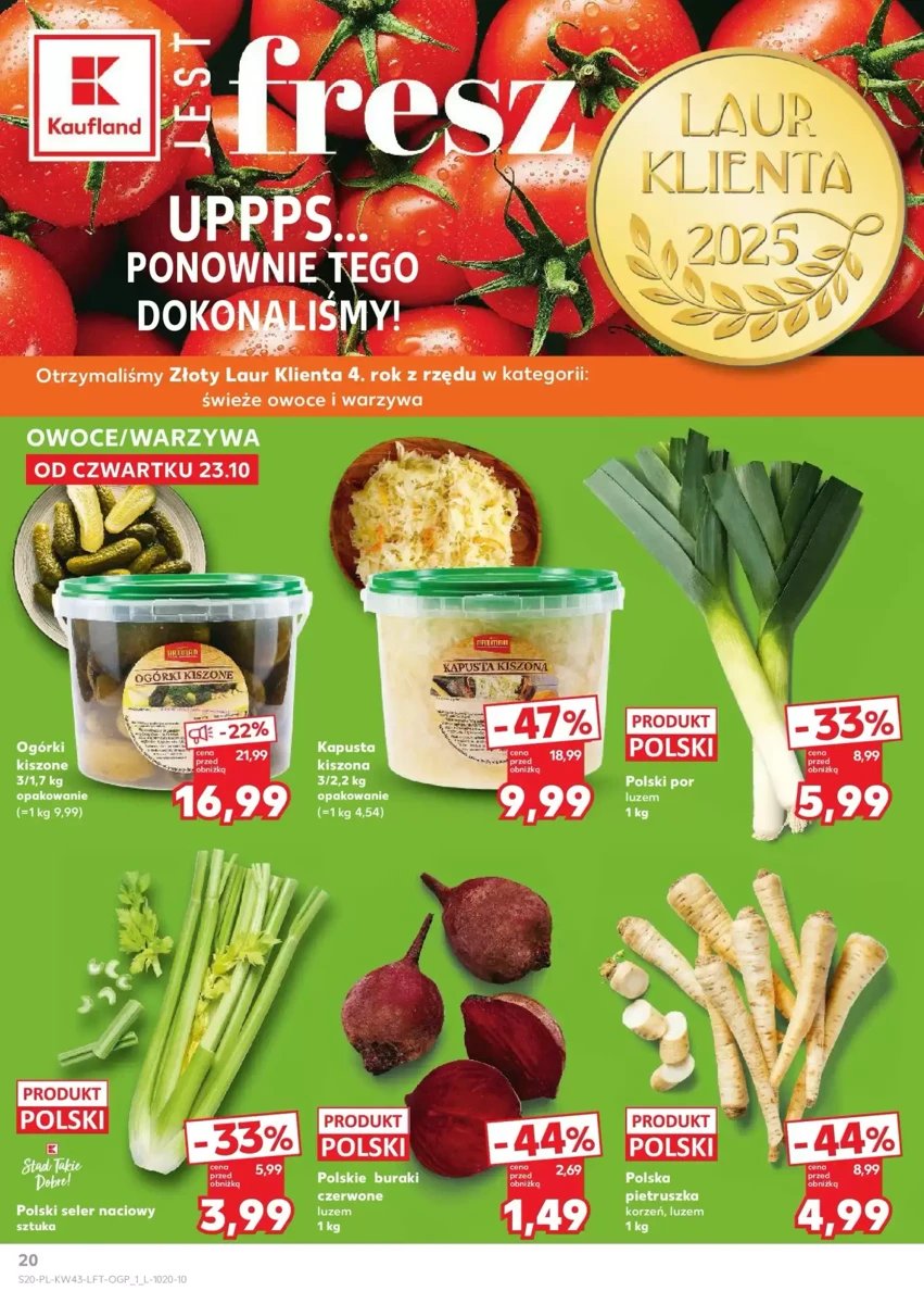 Strona 20 z gazetki Kaufland
