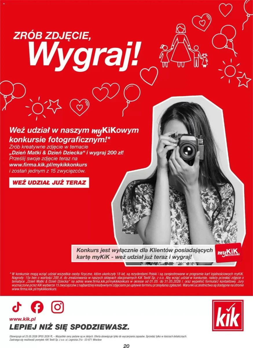 Strona 20 z gazetki Kik