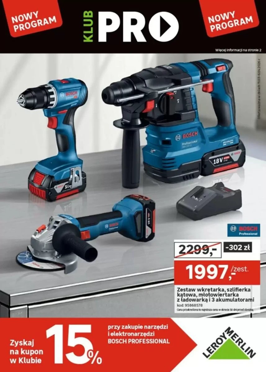 Strona 1 z gazetki Leroy Merlin