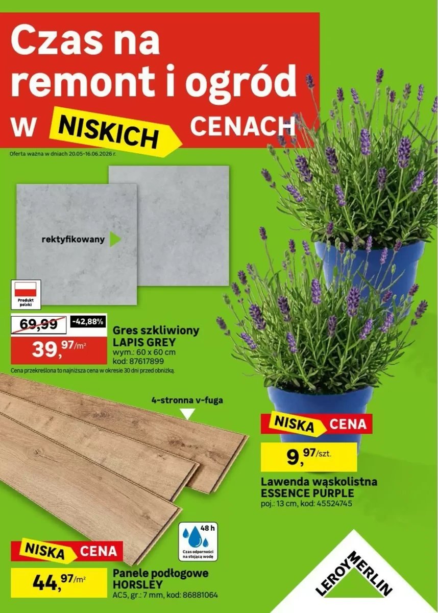 Strona 1 z gazetki Leroy Merlin