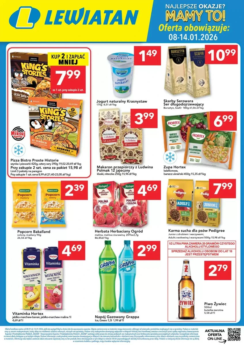 Strona 1 z gazetki Lewiatan