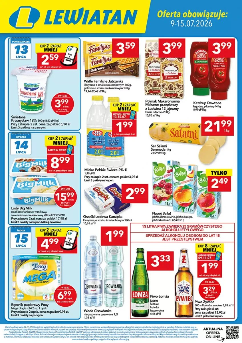 Strona 1 z gazetki Lewiatan