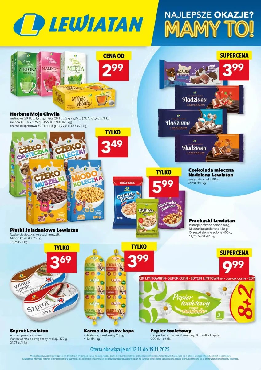 Strona 1 z gazetki Lewiatan