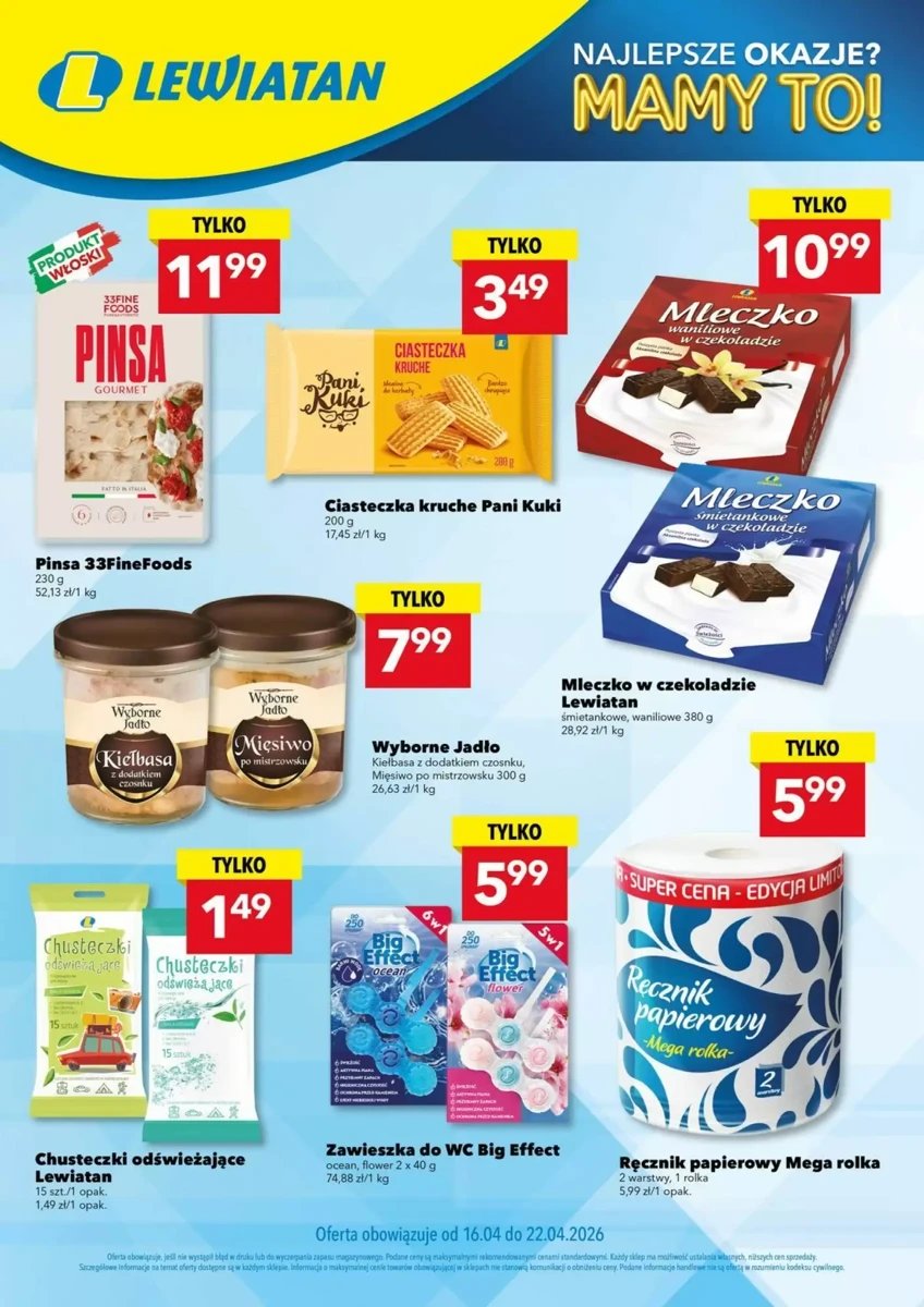 Strona 1 z gazetki Lewiatan