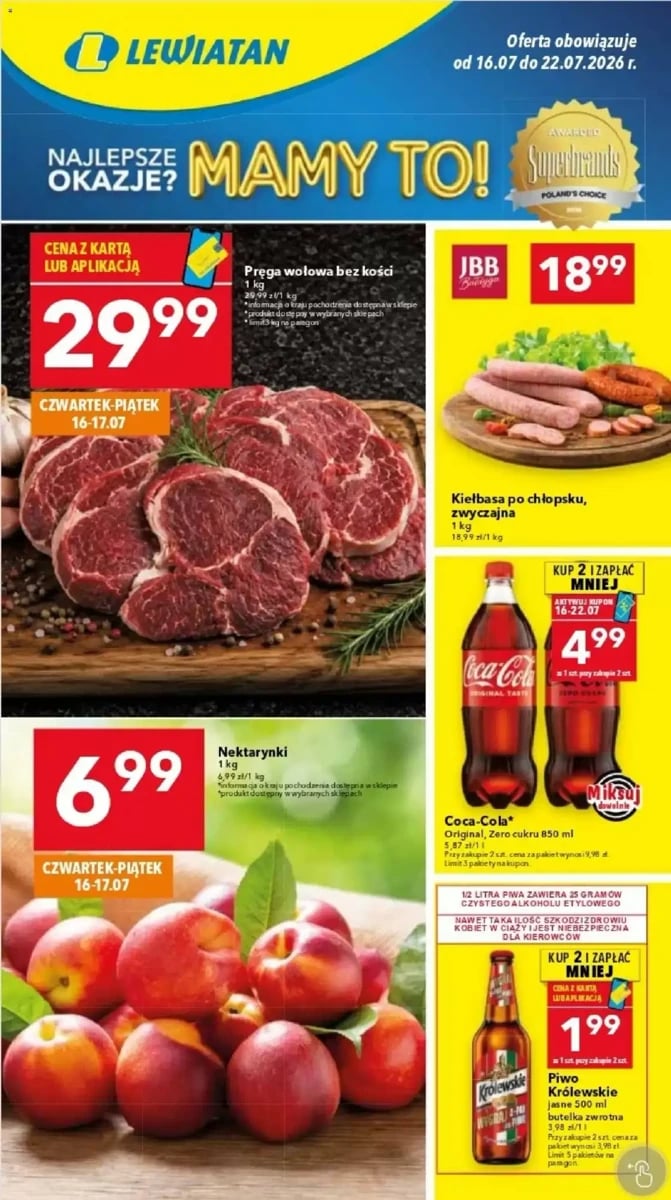 Strona 1 z gazetki Lewiatan