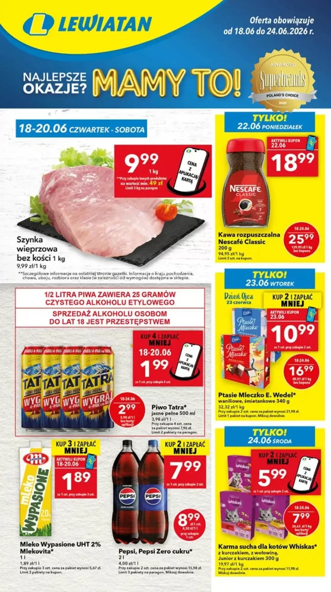 Strona 1 z gazetki Lewiatan