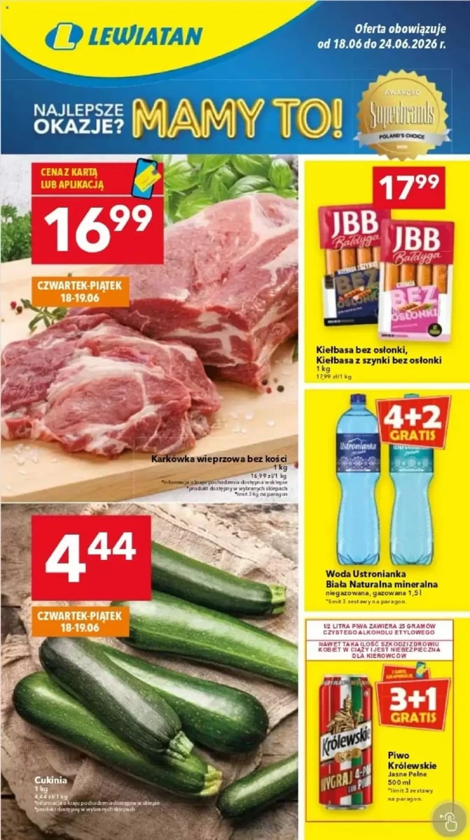 Strona 1 z gazetki Lewiatan