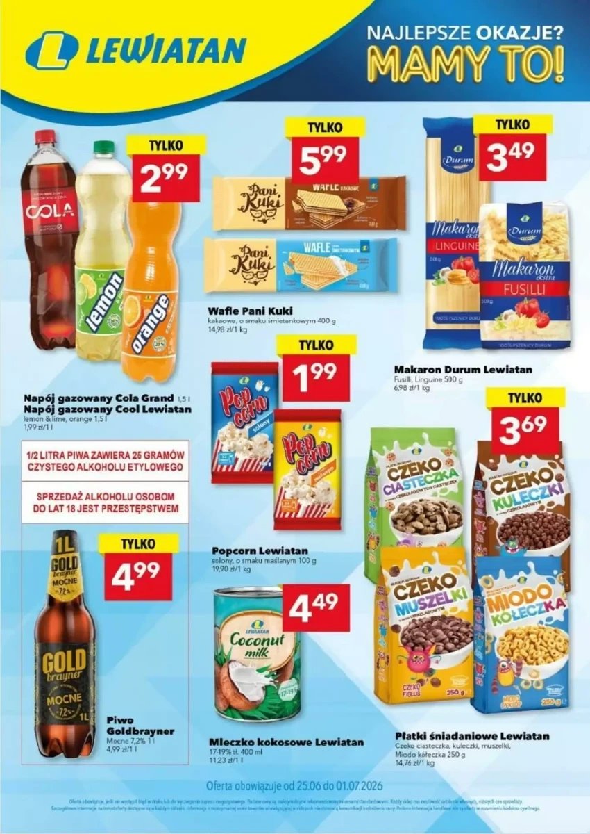 Strona 1 z gazetki Lewiatan