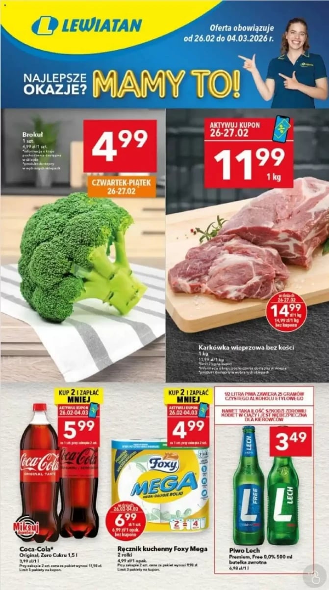 Strona 1 z gazetki Lewiatan